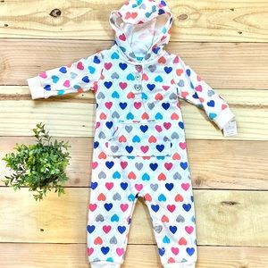 Carter’s Hearts Sleep and Play Hoodie